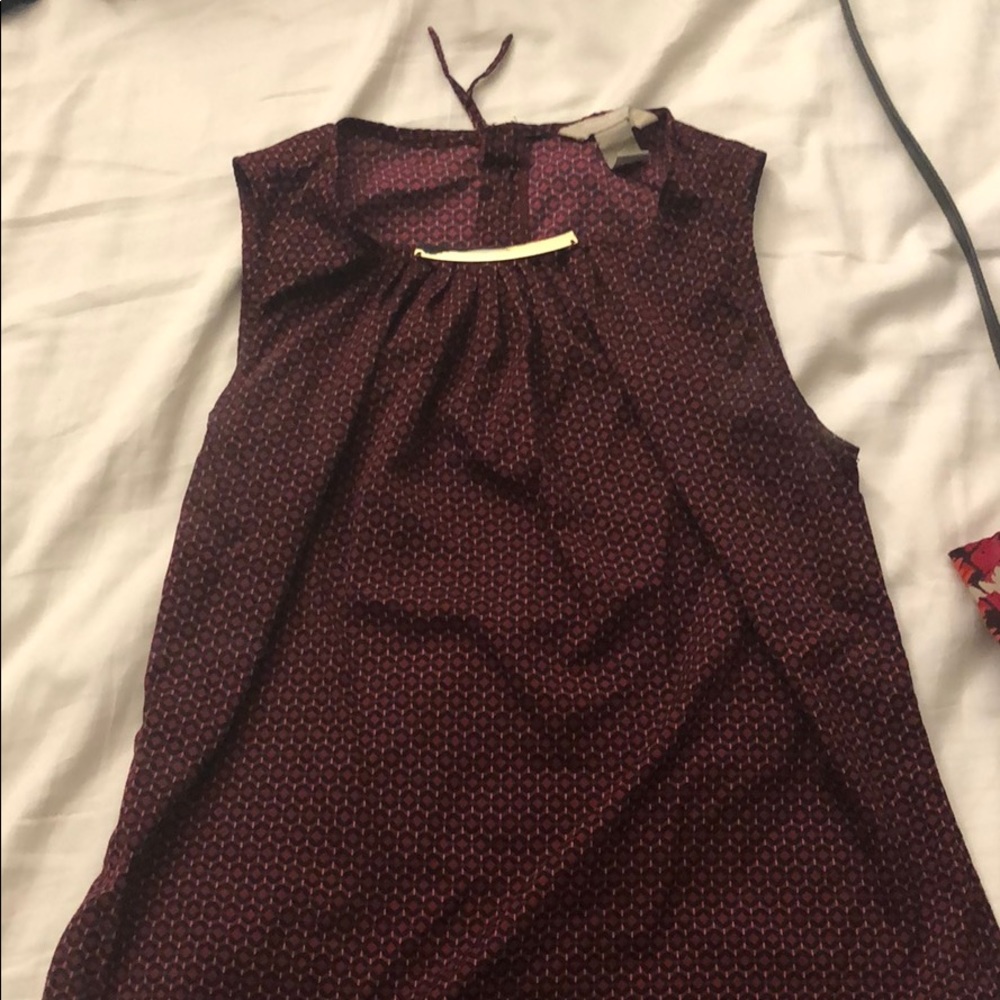 Deep red / Maroon blouse